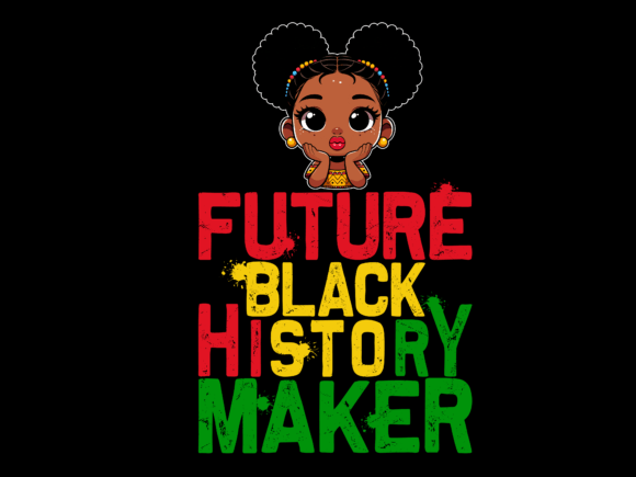 Future Black History Maker Vector