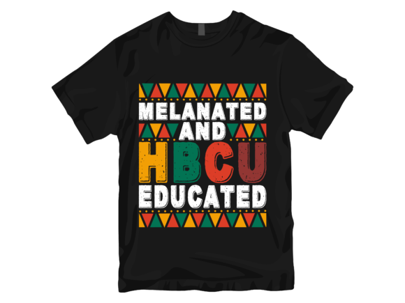 Melanated and HBCU Educated Vector