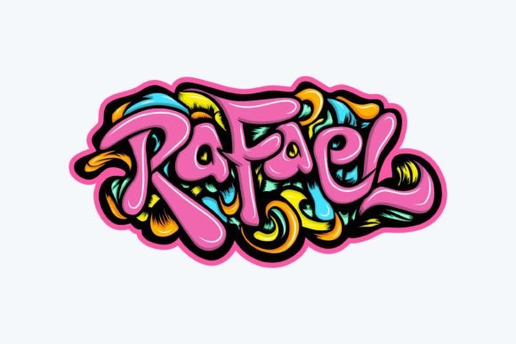 Rafael: Graffiti Lettering for Embroidery